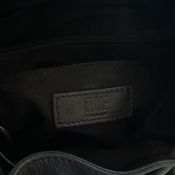 Frye black leather backpack crossbody‎ - Picture 9 of 12